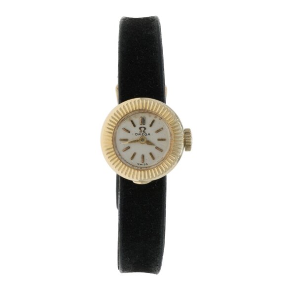 Omega Retro Ladies Watch - Yellow Gold 14k Manual - Picture 3 of 6